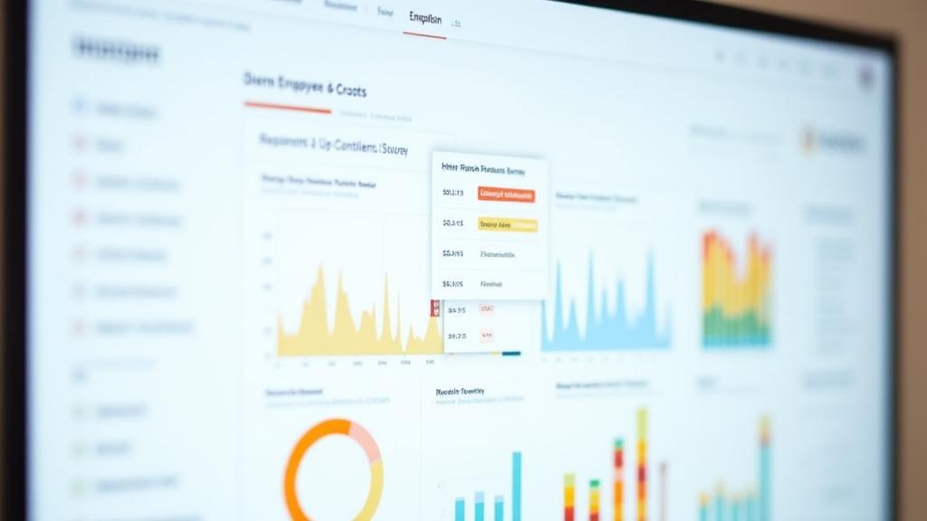 Iris Insight dashboard showing employee engagement scores and sentiment analysis