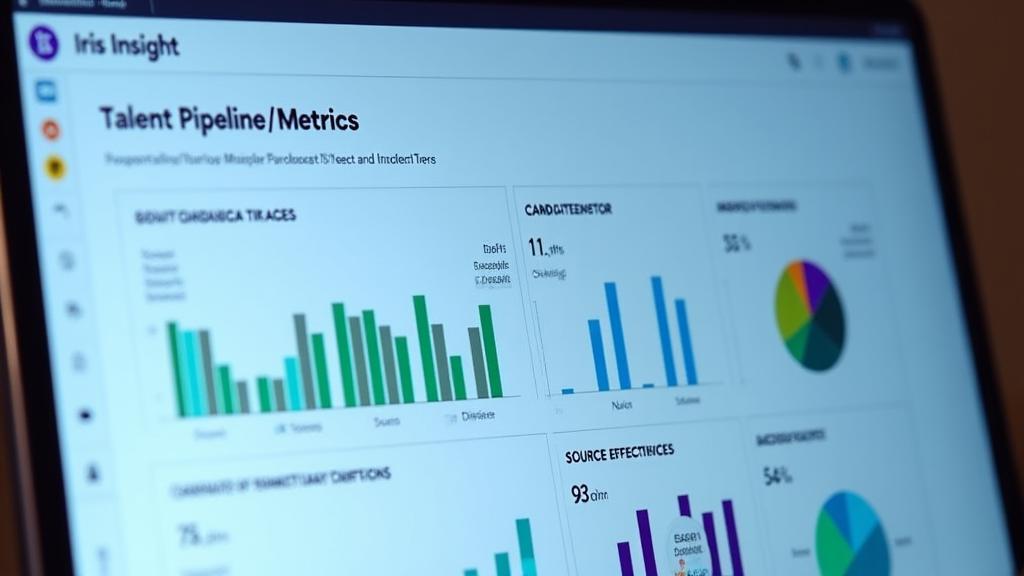 Iris Insight dashboard showing talent pipeline metrics
