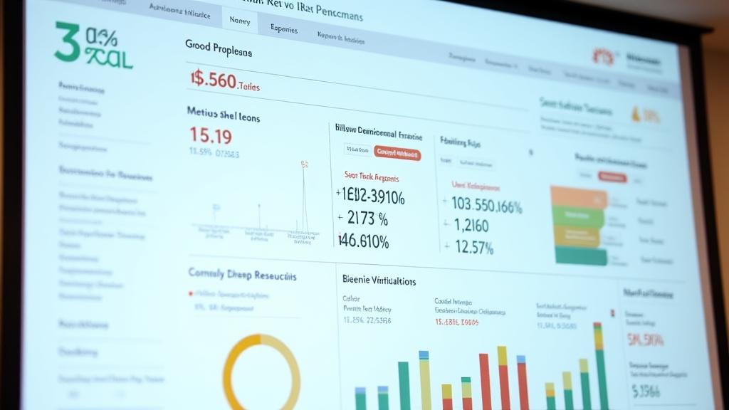 Iris Insight dashboard showing return on investment for training programs